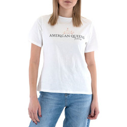 Μπλούζα Κοντομάνικη Kendal + Kylie Queen Logo Square KKW3611641-OFF WHITE Γυναικείο