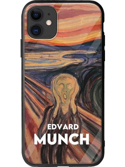 Θήκη Edvard Munch iPhone 11 Groove TPU (Tempered Glass και TPU)
