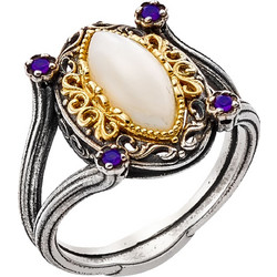 Δαχτυλίδι Anastasios Creations ασήμι 925 με φίλντισι No.56 FD349
