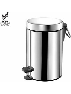 Κάδος μπάνιου 3lt Sanco 90689-A90 inox soft closing