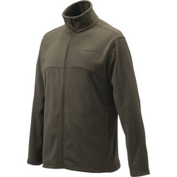 Beretta Ανδρική Ζακέτα Fleece με Φερμουάρ Χακί 502032-081C