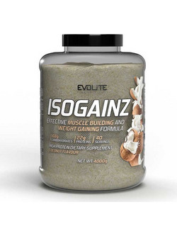 Evolite Isogainz Coconut Πρωτεΐνη Ορού Γάλακτος Όγκου Χωρίς Λακτόζη & Γλουτένη 4kg