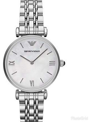 Emporio Armani Γυναικείο Ρολόι με Ασημί Μεταλλικό Μπρασελέ AR1682
