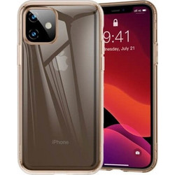 BASEUS(R) Safety Airbag Case TRANSPARENT GOLD (IPHONE 11PRO MAX) ARAPIPH65S-SF0V