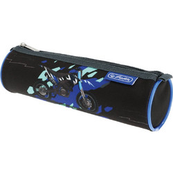 Herlitz CamouCross Κασετίνα Βαρελάκι Μαύρη 4008110286129