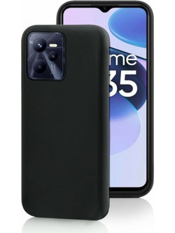 Fonex Tpu Case 0.6mm Realme C35 Black Backcover - (BLK1598B)