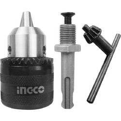 Ingco Τσοκ 13mm με κλειδί και αντάπτορας SDS-Plus - KC1301.1