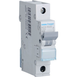 Hager Αυτόματη Ασφάλεια 50A Μονοπολική C50A 6kA 230V MCN150