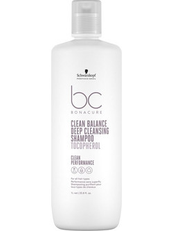Schwarzkopf Professional BC Bonacure Clean Balance Deep Cleansing Tocopherol Σαμπουάν 1lt