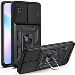 Bodycell Armor Slide Cover Case Xiaomi Redmi 9A Black