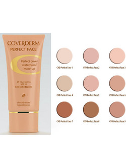 Coverderm Perfect Face 7 Liquid Make Up SPF20 30ml