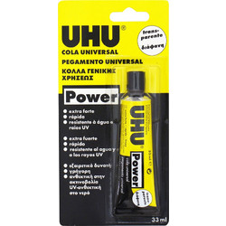 Κόλλα UHU all purpose power 33ml σε blister (43910)