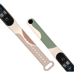 Hurtel Moro Λουράκι Σιλικόνης Camo Black 4 (Mi Smart Band 5 / 6)