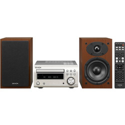 Denon RCD-M41DAB Ηχοσύστημα Hi-Fi 2.0 60W με CD Player και Bluetooth Silver Brown