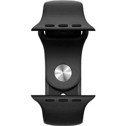 Rockrose Λουράκι Σιλικόνης Rough Jade Black (Apple Watch 42 / 44mm)