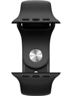 Rockrose Λουράκι Σιλικόνης Rough Jade Black (Apple Watch 42 / 44mm)