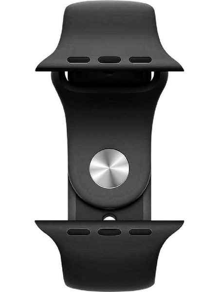 Rockrose Λουράκι Σιλικόνης Rough Jade Black (Apple Watch 42 / 44mm)