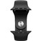 Rockrose Λουράκι Σιλικόνης Rough Jade Black (Apple Watch 42 / 44mm)