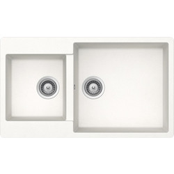 Schock Cristalite Element Superwhite Ένθετος Νεροχύτης Γρανίτη Αντιστρεφόμενος Ματ 86x50cm 31290-1301