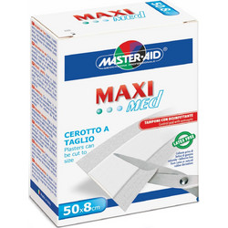 Master Aid Maxi Med Αυτοκόλλητη Γάζα 50x8cm 1τμχ