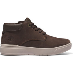 Timberland Seneca Bay Chukka Παιδικά Μποτάκια Σοκολατί Δερμάτινα με Φερμουάρ TB0A2MV2931