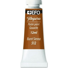 Τέμπερα - Burnt Sienna (12ml) - +Efo
