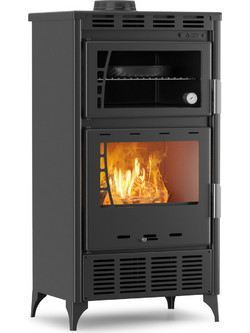 Thermogatz GSA 18 Oven Εμαγιέ Ξυλόσομπα με Φούρνο 18kW