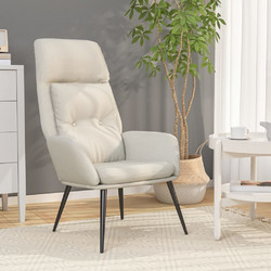 vidaXL Πολυθρόνα Relax Εκρού 341284