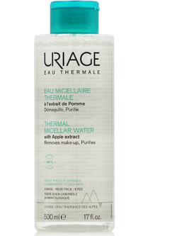 Uriage Thermal Micellar Water Λάδι Ντεμακιγιάζ για Λιπαρή Επιδερμίδα 500ml
