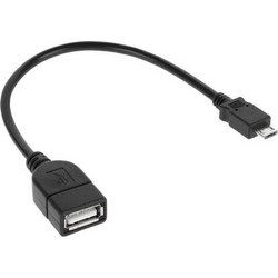 DM-2907 . Καλώδιο micro USB σε θηλυκό USB 20cm