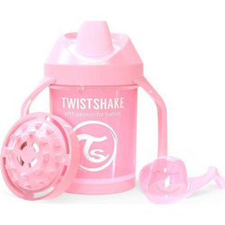 Twistshake Κύπελλο Mini Cup με Μίξερ Φρούτων Pastel Ροζ 230ml