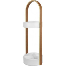 Umbra Ομπρελοθήκη HUB 68cm άσπρο-φυσικό ξύλο 320240-668