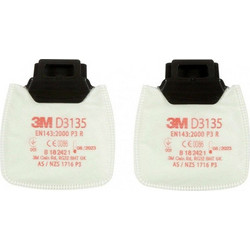 3M Secure Click D3135 P3 Φίλτρο Σωματιδίων (ζεύγος)