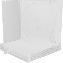 MediaRange CD Jewelcase for 2 discs 10.4mm Transparent tray (MRBOX23-T)