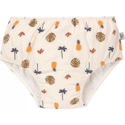 Laessig Uni SS22 Botanical Βρεφικό Μαγιό Πάνα Σλιπ για Αγόρι Λευκό 1431002146