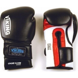 Viking Cross Velcro Black / White / Red