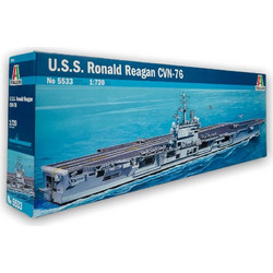 Italeri U.S.S. Ronald Reagan CVN-76 Συναρμολογούμενο Πλαστικό Μοντέλο Καραβιού 1:720