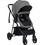 vidaXL Καρότσι Μωρού 2 σε 1 Grey 10335