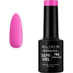 Elixir Semigel 782 Fresh Rose Ημιμόνιμο Βερνίκι Νυχιών 5ml