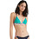 Tommy Jeans Bikini Top Τριγωνάκι Τιρκουάζ UW0UW03351-L14