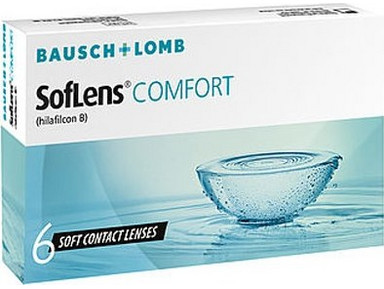 Bausch & Lomb Soflens Μηνιαίοι Φακοί Επαφής Πολυεστιακοί Υδρογέλης 6τμχ
