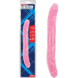 Chisa Novelties Hi-Rubber Διπλό Dildo 32.5cm Ροζ