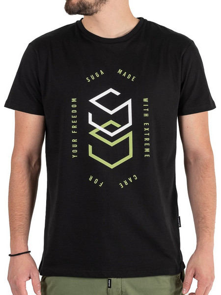 Evolution Body 2402 Ανδρικό Αθλητικό T-Shirt Μαύρο