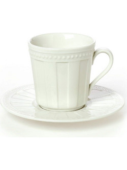 Cryspo Trio Ivory Cream Φλιτζάνι Τσαγιού Πορσελάνης 250ml 03.000.16
