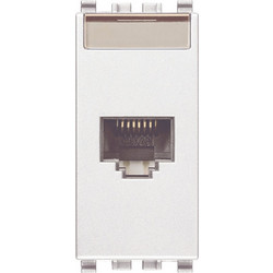 Πρίζα RJ45 Netsafe CAT5E UTP Λευκή Eikon