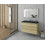 Drop Instinct 100 Σετ Έπιπλο Μπάνιου με Νιπτήρα & Καθρέπτη Natural Oak BL
