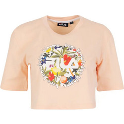 Fila Paige Γυναικείο Αθλητικό Crop Top Σομόν SS22SPW194-685