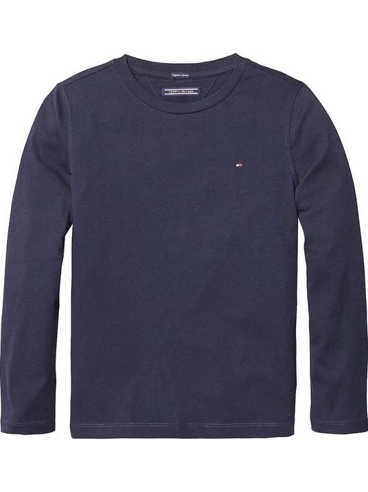 Tommy Hilfiger Παιδικό T-Shirt Μακρυμάνικο Navy Μπλε KB0KB04141-420