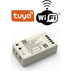 Adeleq Μηχανισμός Controller Tuya Smart Wifi Rgb-Rgb White 12-24Vdc 16A 30-3616