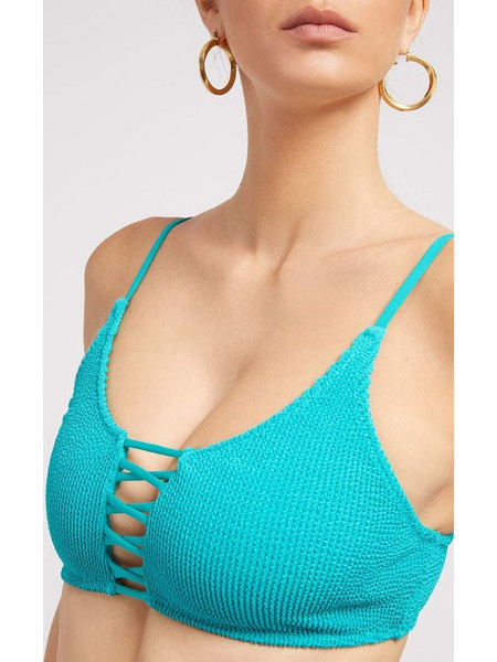 Guess Bikini Top Μπουστάκι Τιρκουάζ E2GJ09MC03P-G843